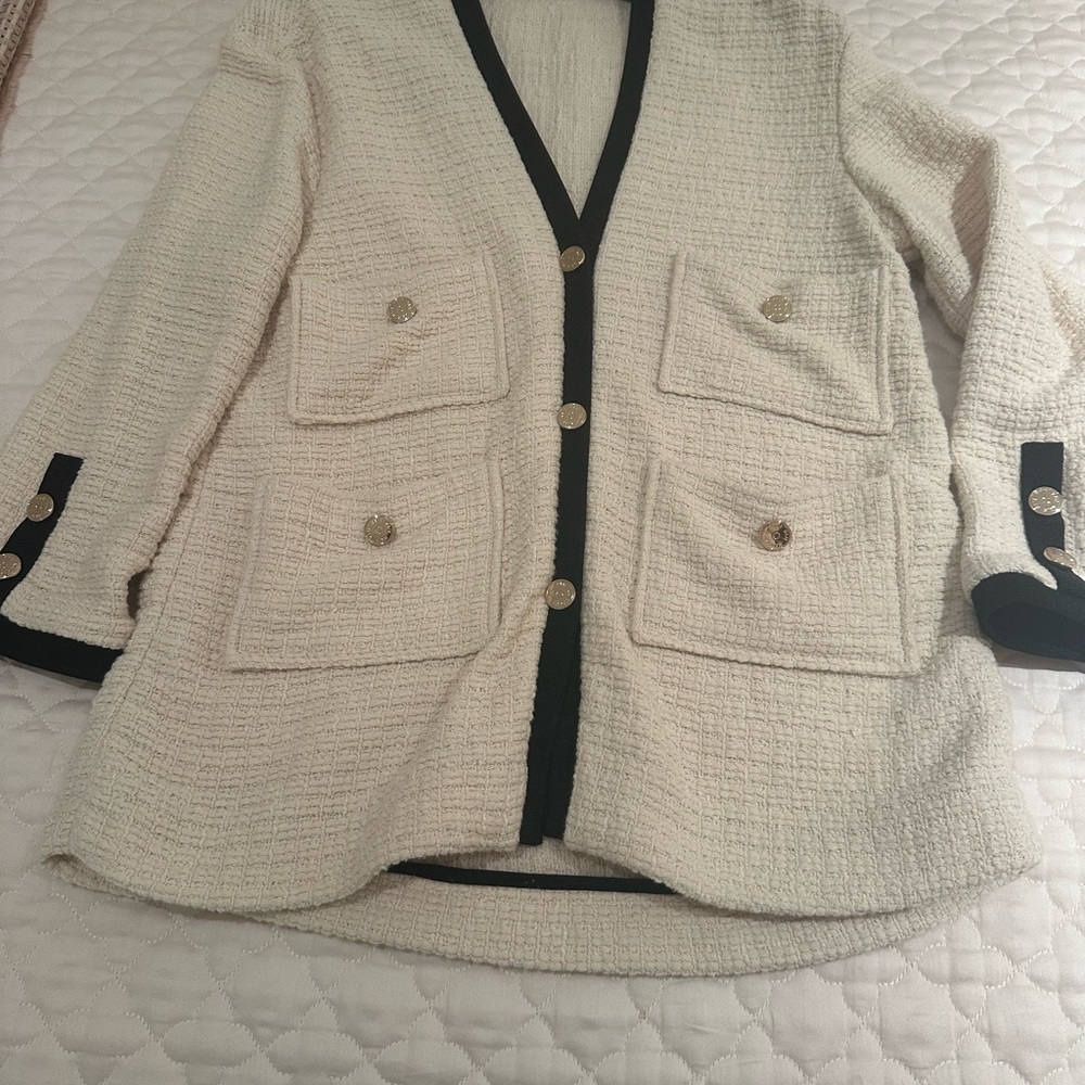 Maje sweater jacket